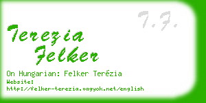 terezia felker business card